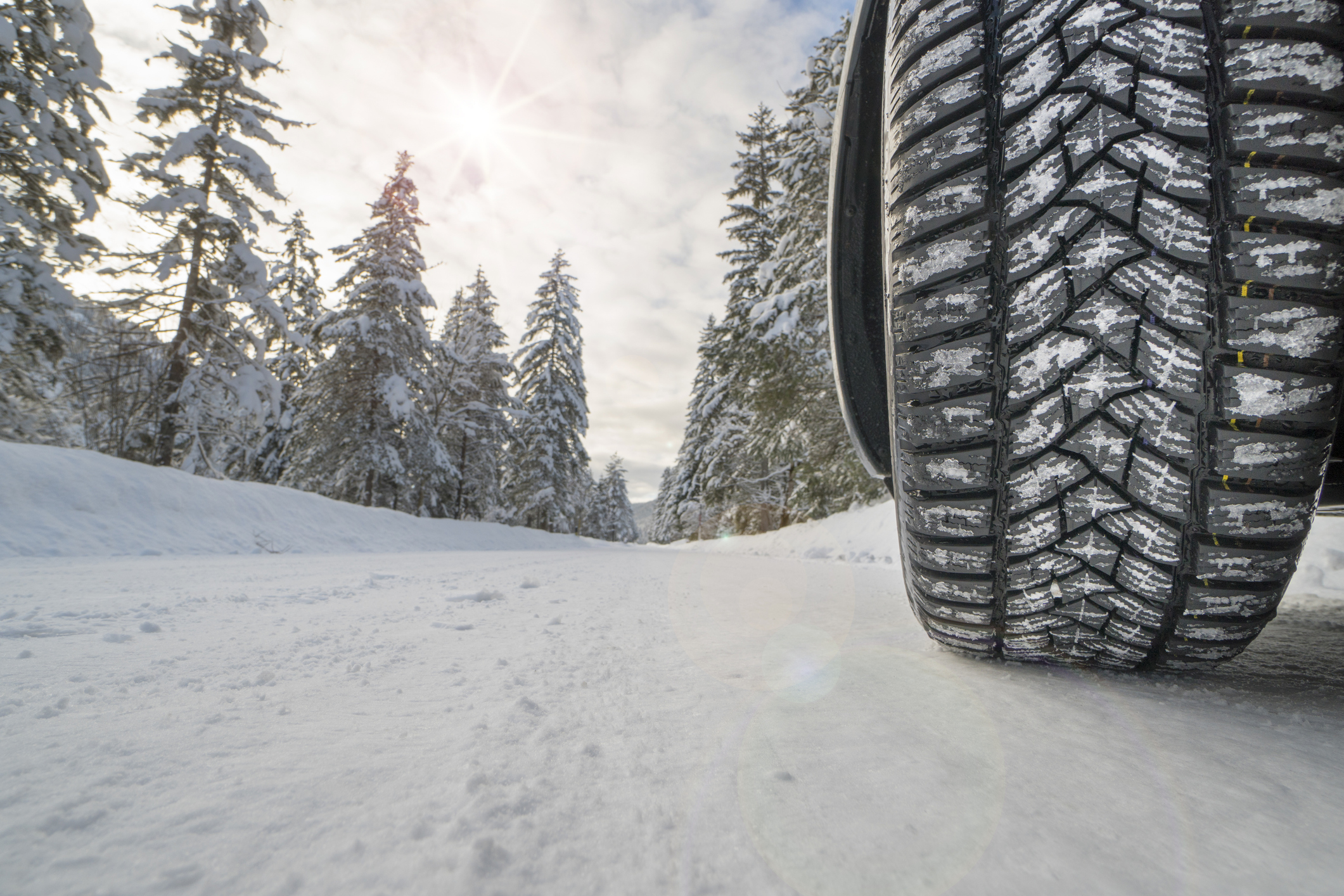 All season tyres in snow 